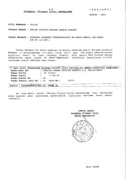 T._c. _ _ _ “_ ( KADIK ö Y ) - Kökler Yatırım Holding Anonim Şirketi