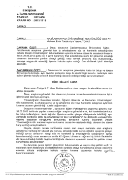 Söz konusu Karar - Memurunyeri.com