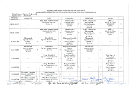 Bilgisayar Teknolojileri Programı