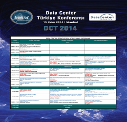 &reg;&reg;T ZKUJ&Uuml;&AElig; - Data Center T&uuml;rkiye Konferansı