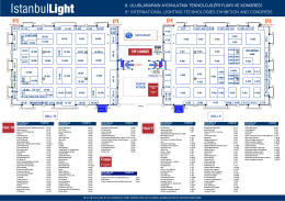 Yerleşim Planı - İSTANBUL LIGHT Uluslararası Aydınlatma