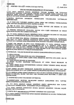 Microsoft Excel formatında elektronik