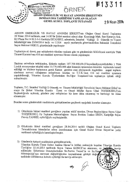 Mart 2015 Genel Cerrahisi &Ccedil;alışma Listesi
