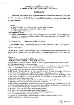 Belgeyi Bilgisayarınıza İndirmek İ&ccedil;in Tıklayınız.