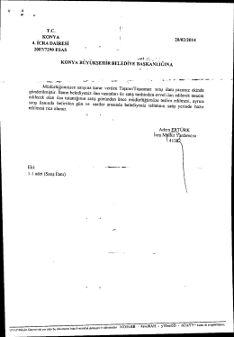 2 20/02/2014 4. icRA DAİRESİ - Konya B&uuml;y&uuml;kşehir Belediyesi