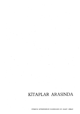 kitaplar arasında