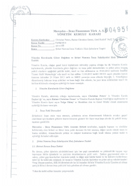 Mercedes - Benz Finansman T&uuml;rk A. Şiir. ,ı