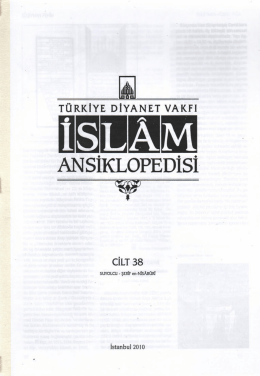 t&uuml;rkiye diyanet vakfı islam ansiklopedisi 03
