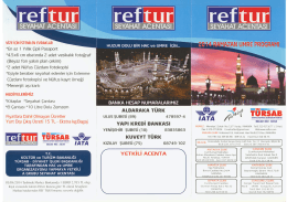 2014 Ramazan Programları ve Fiyatları