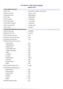 kta-kuveyt turk b tıpı altın byf