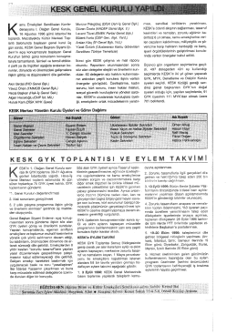 ama Emekçileri Sendikaları Konfe derasyonu l. Olağan - Eğitim-Sen