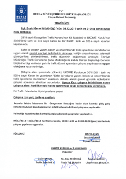 T.C BURSA BÜYÜKŞEHİR BELEDİYE BAŞKANLıĞı