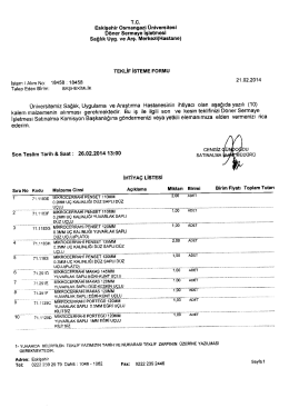 T.C. - Osmangazi &Uuml;niversitesi