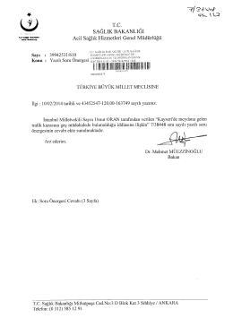 Süresi Geçtikten Sonra Gelen Cevap
