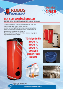 TEK seRPANTiNLi BoYLeR