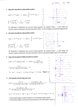 Page 1 nsaklıkanalizi: m s) = l ,-G+a).t,dt = ,J 0 g-(s+a),a ,+, 1