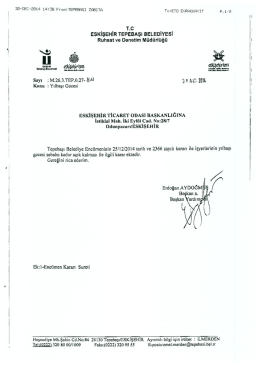 yılbaşı gecesi iş yerlerinin a&ccedil;ık kalması hk.