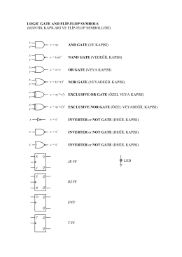 logıc gate and flip