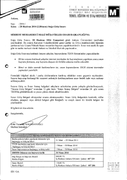 2014/2.D&ouml;nem Staja Giriş Sınavı