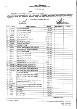 T.C. - Kargı Kaymakamlığı