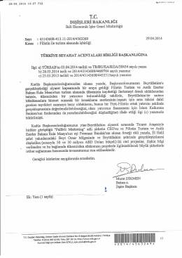 T.C. Dışişleri Bakanlığı İkili Ekonomik İşler Genel