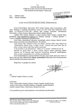 A&ccedil; - T&uuml;rkiye Kamu Hastaneleri Kurumu