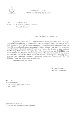 Yazı ve ekleri i&ccedil;in tıklayınız.