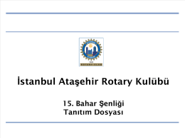 Bahar Şenliği - Ataşehir Rotary