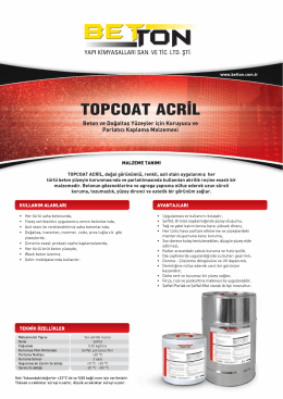 topcoat acrıl