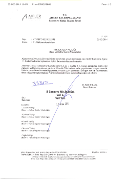 ll ArnLER KALKINMA AJANsı