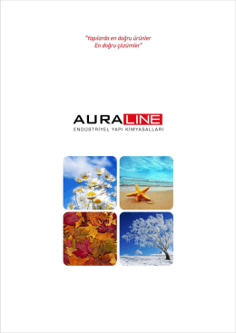 AuRAIEIJ - aura-lıne end&uuml;striyel yapı kimyasalları