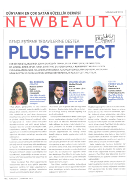 PLUS EFFE&Ouml;T - Dr.H&Uuml;SEYİN TIRMAN
