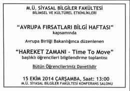 HAREKET ZAMANI