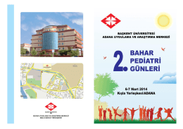o gunlerı - Başkent Üniversitesi Adana Hastanesi