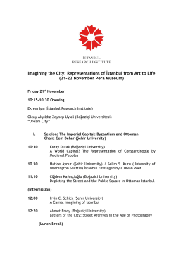 Imagining the City: Representations of İstanbul from Art to Life (21