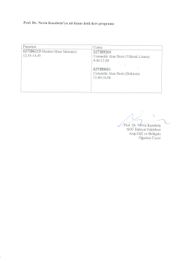 2014-2015 Eğitim &Ouml;ğretim G&uuml;z Yarıyılı Temel İslam Bilimlerii