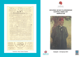gaspıralı ismail bey sempozyumu broşürü