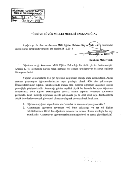 Tarih: fu &ccedil; NL( (zatı, - T&uuml;rkiye B&uuml;y&uuml;k Millet Meclisi