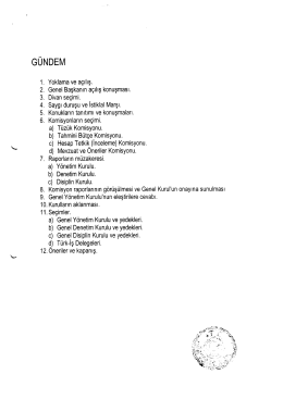 10. Genel Kurul Delege Listesi