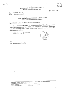 S&uuml;resi Ge&ccedil;tikten Sonra Gelen Cevap