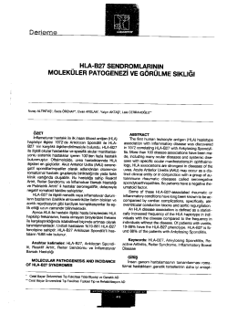 __ HLA-B27 ssuonomulnwm U MOLEKULER