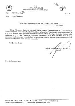 2015 Yağlı G&uuml;reşler &Ouml;d&uuml;l &Ccedil;izelgesi