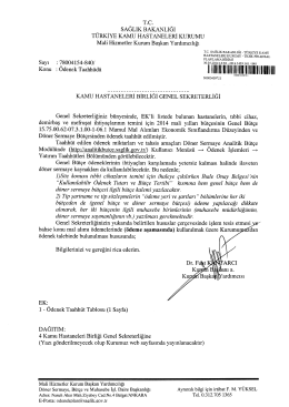 A&ccedil; - T&uuml;rkiye Kamu Hastaneleri Kurumu