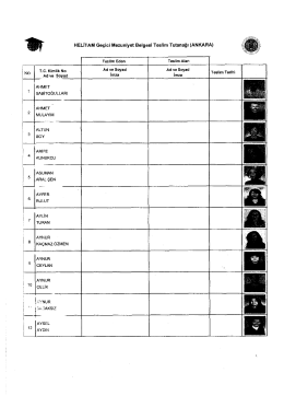 HELİTAM Geçici Mezuniyet Belgesi Teslim Tutanağı (ANKARA)