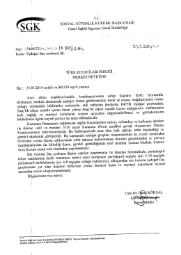 rc. ş V - T&uuml;rk Eczacıları Birliği
