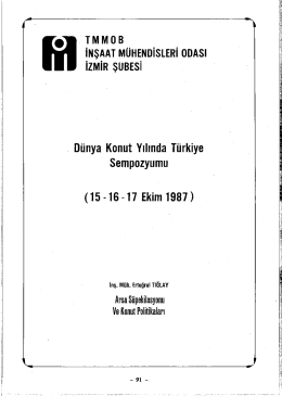 ri. - İnşaat M&uuml;hendisleri Odası