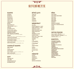 KAHVE - Kitchenette