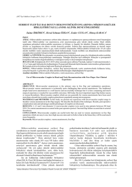 Full Text (PDF) - Adnan Menderes Üniversitesi Tıp Fakültesi