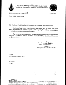 OneTouch 4.6 Scanned Documents - İstanbul B&uuml;y&uuml;kşehir Belediyesi