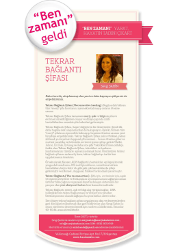 tekrar baglantı şıfası